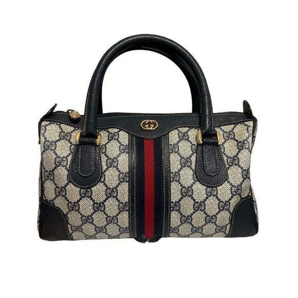 Gucci Ophidia small blue GG Boston bag - Picture 3 of 16